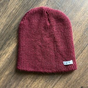 Neff maroon beanie